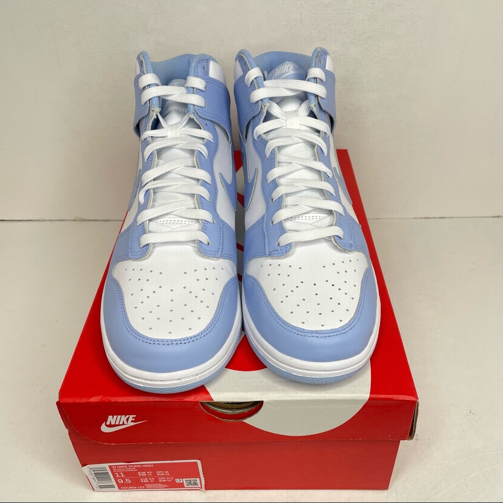 Nike Dunk High WMNS “Aluminum/UNC” NEW 2021 - Picture 2 of 4